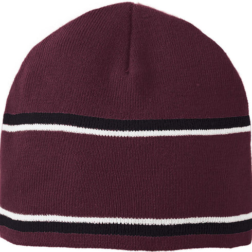 Holloway Engager Beanie (223832), Color 'Maroon/Black/White'